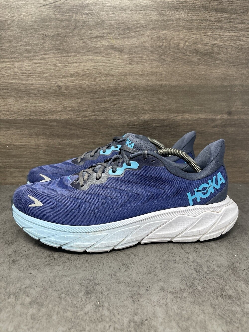 Hoka Arahi 6 Size 10.5 Mens Blue Running Shoes Stability 1123194
